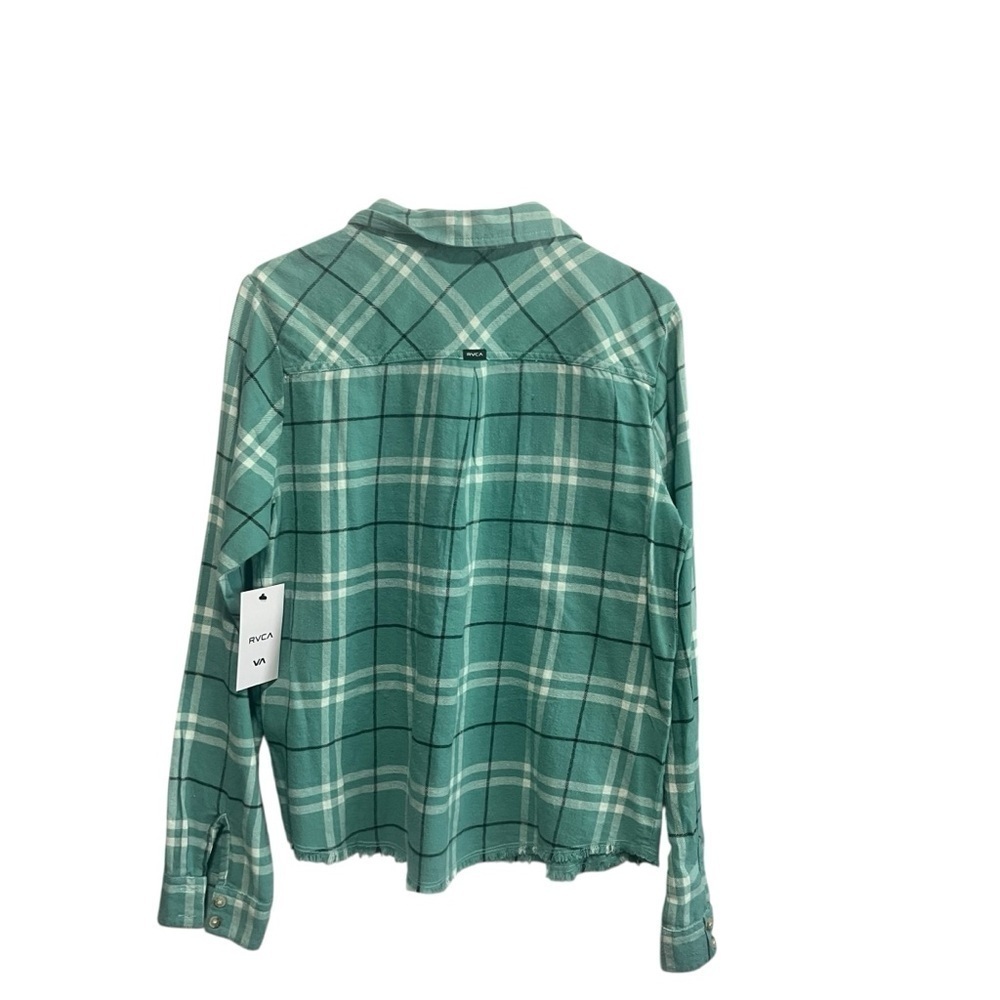 RVCA In A Haze Flannel Shirt - Women's Shirts, NWT - Picture 3 of 6